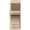 Ekena Millwork Merced Slat Rough Sawn Outlooker, Douglas Fir, 8"W x 20"D x 20"H OUT08X20X20MRC06RDF - alternate 3